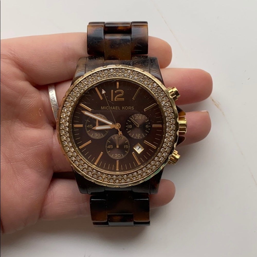 Michael Kors MK 5038 Tortoise Jet Set Women Watch